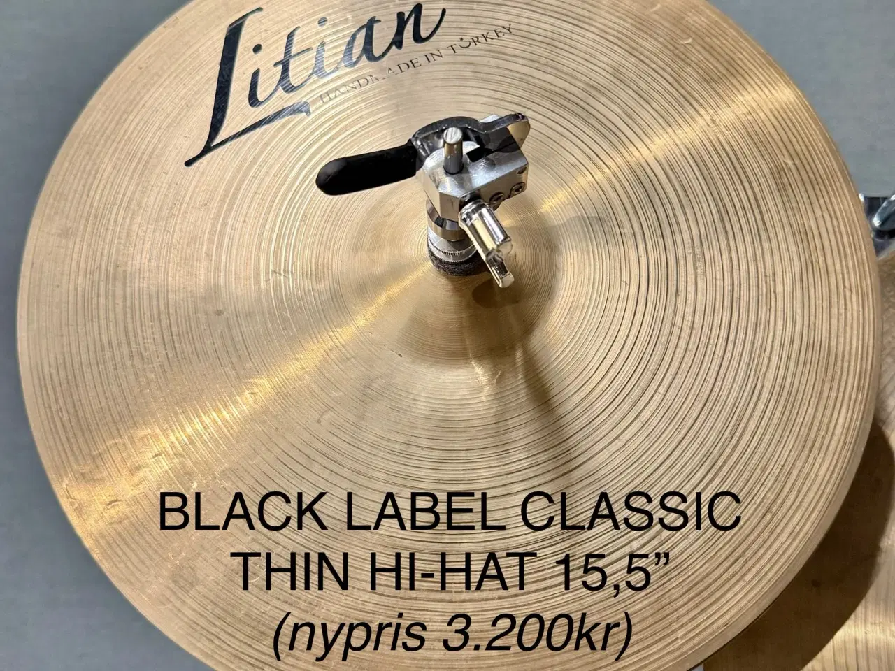 Billede 2 - LITIAN hihat 15,5”, ride 22”, crash 18” & 20”