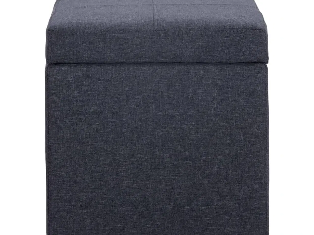 Billede 4 - Bænk med opbevaringsrum 116 cm polyester mørkegrå