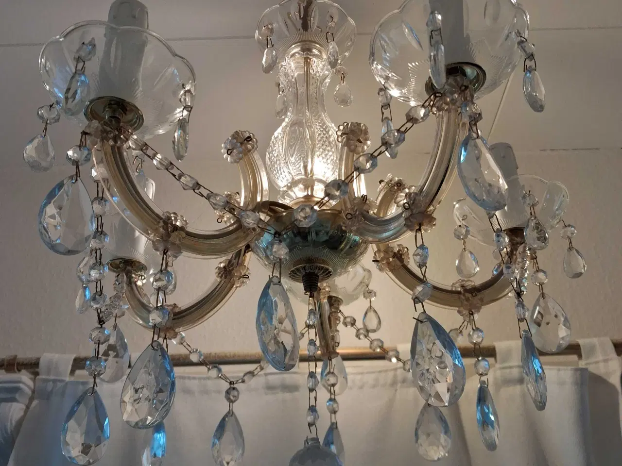 Billede 2 - Flot krystal lampe
