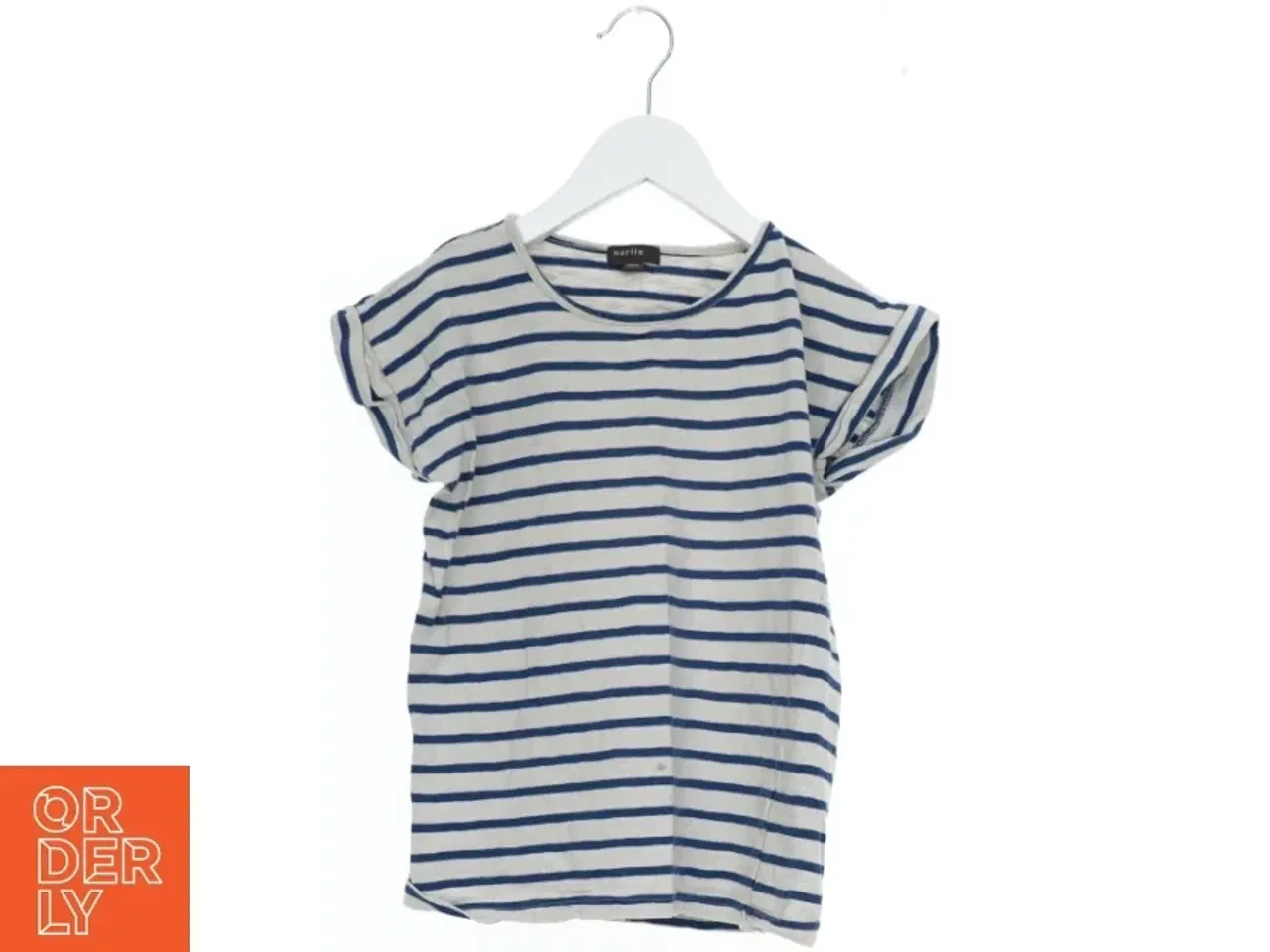 Billede 1 - Blåstribet T-Shirt fra Norlie (str. 134)