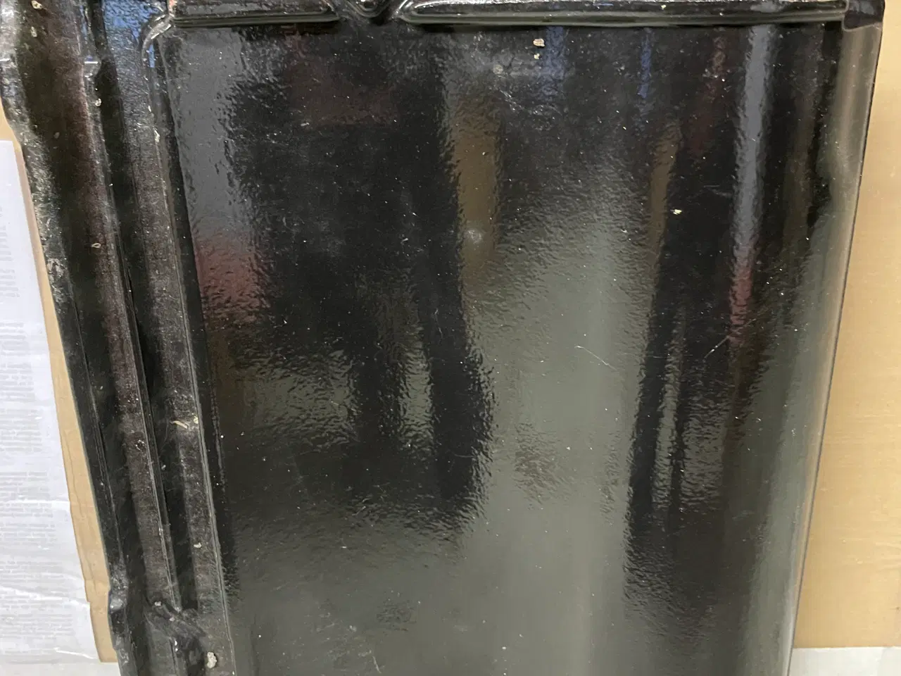 Billede 1 - tagsten sort glaseret Achat