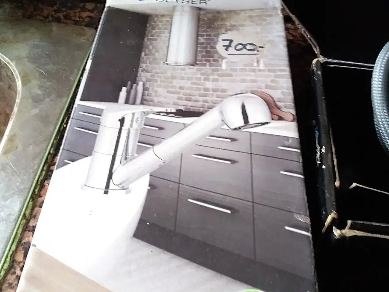 Billede 1 - NYT m brusehoved flexslange til udtræk Evt til bad