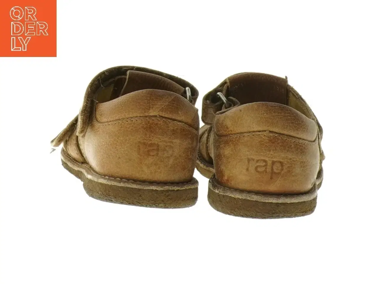 Billede 2 - Brune lædersandaler til børn (str. 21 cm)