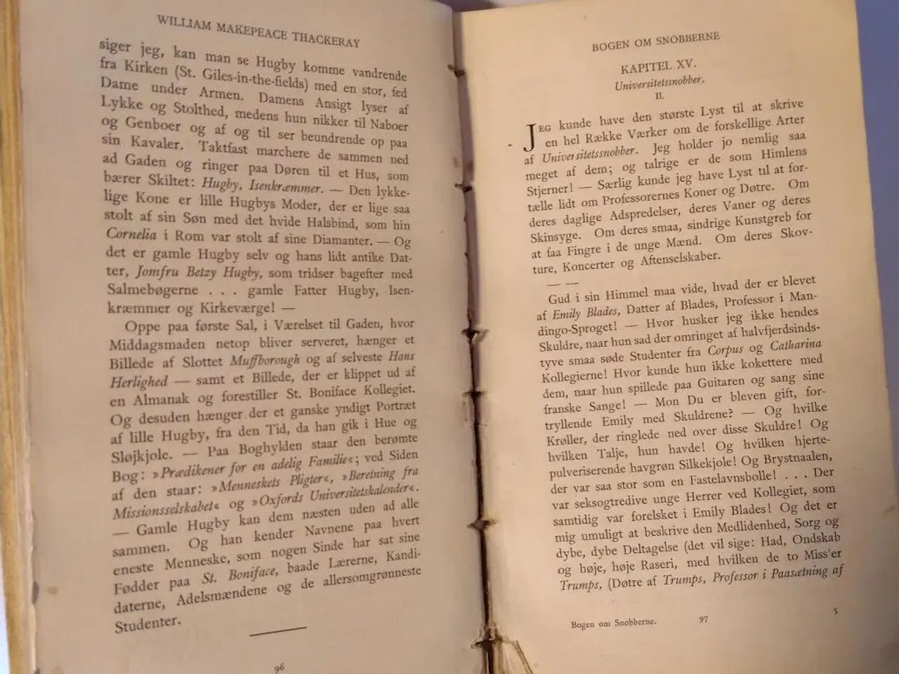 Billede 4 - Thackeray: Bogen om Snobberne (1.udg 1900)