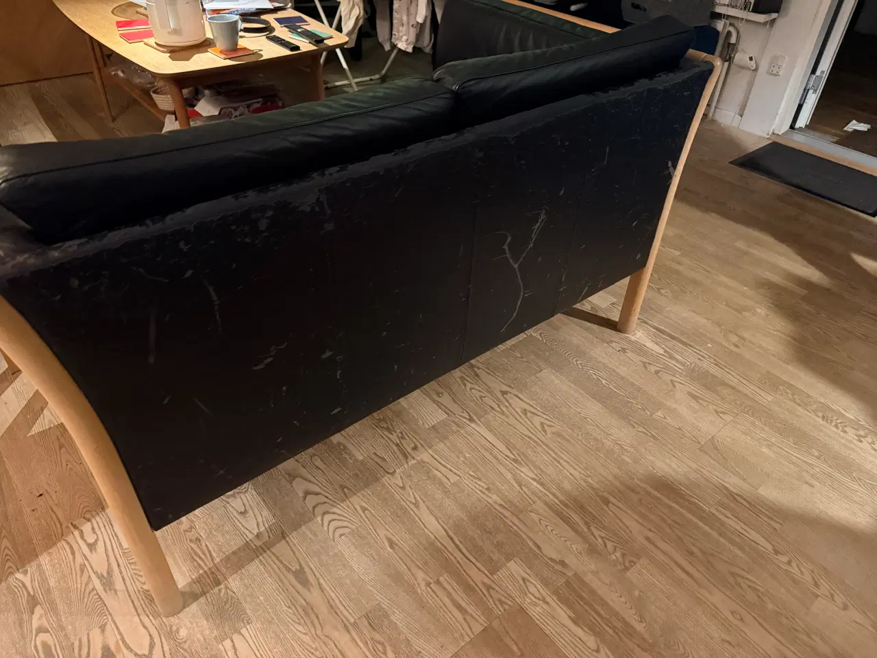 Billede 1 - 2 x Lædersofa