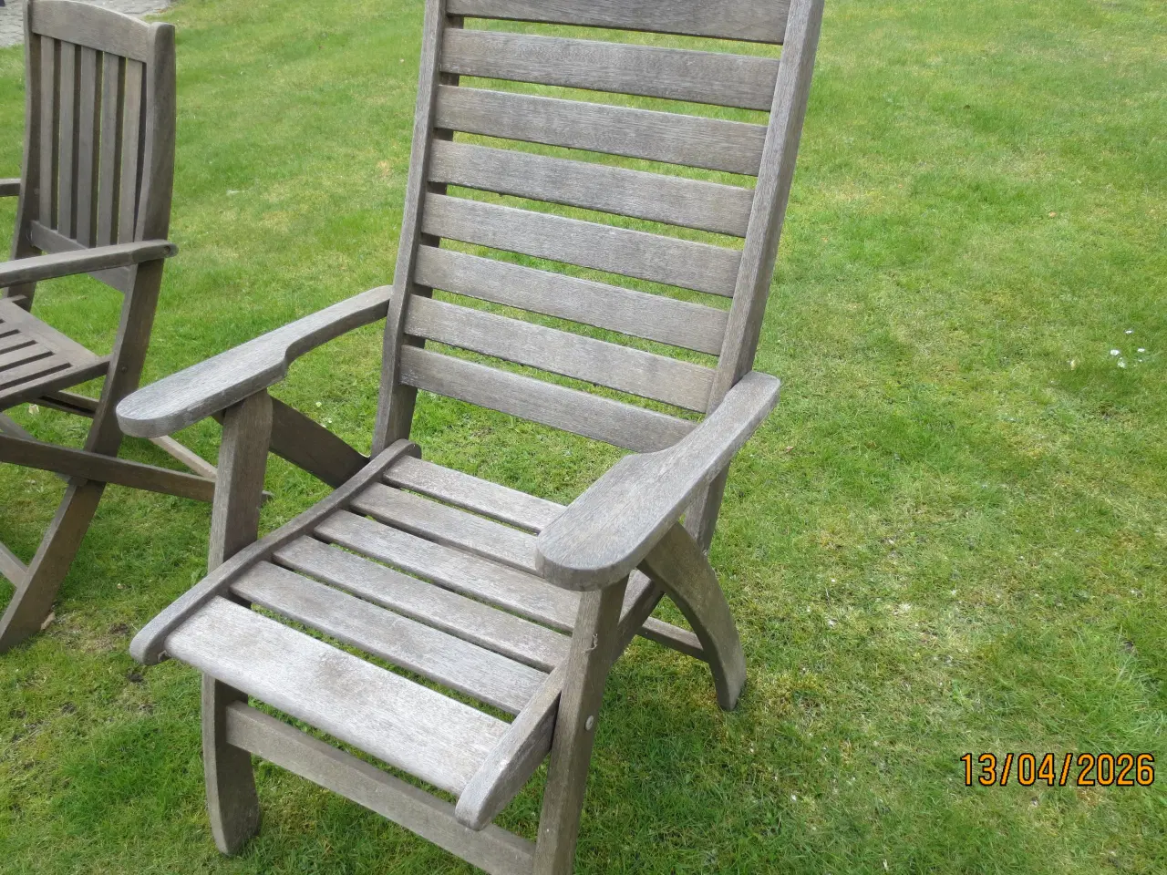 Billede 7 - 2 stk Teak havestole 