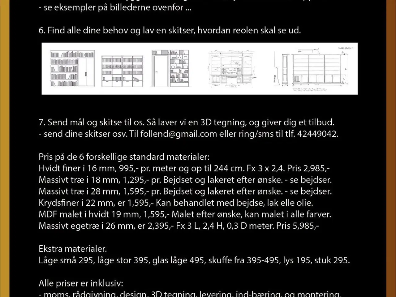 Billede 20 - Indbyggede reoler