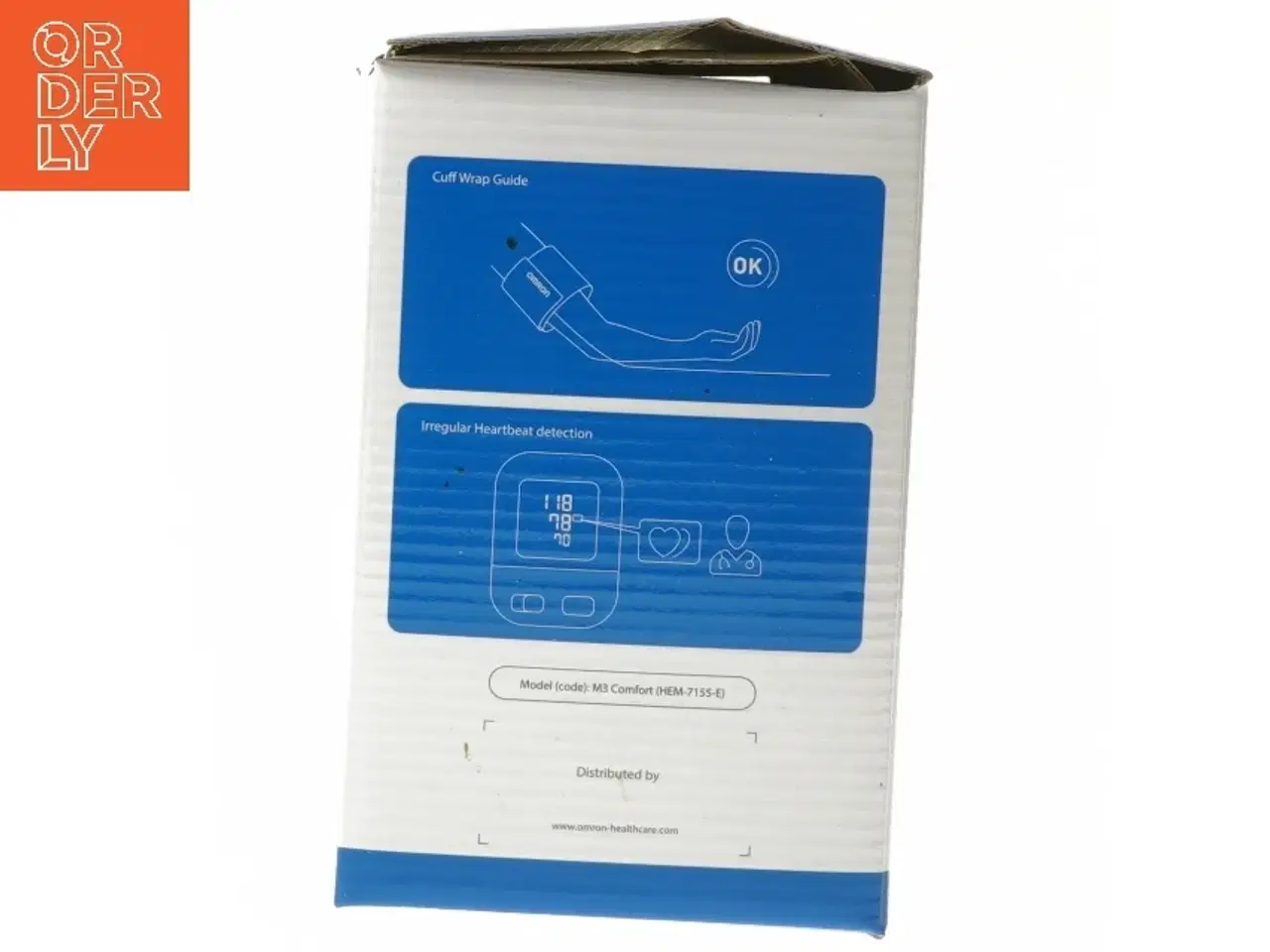 Billede 5 - Omron blodtryksmåler fra Omron (str. 14,5x10,5 cm)