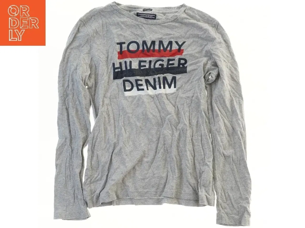 Billede 1 - Langærmet bluse med logo fra Tommy Hilfiger (str. 152)