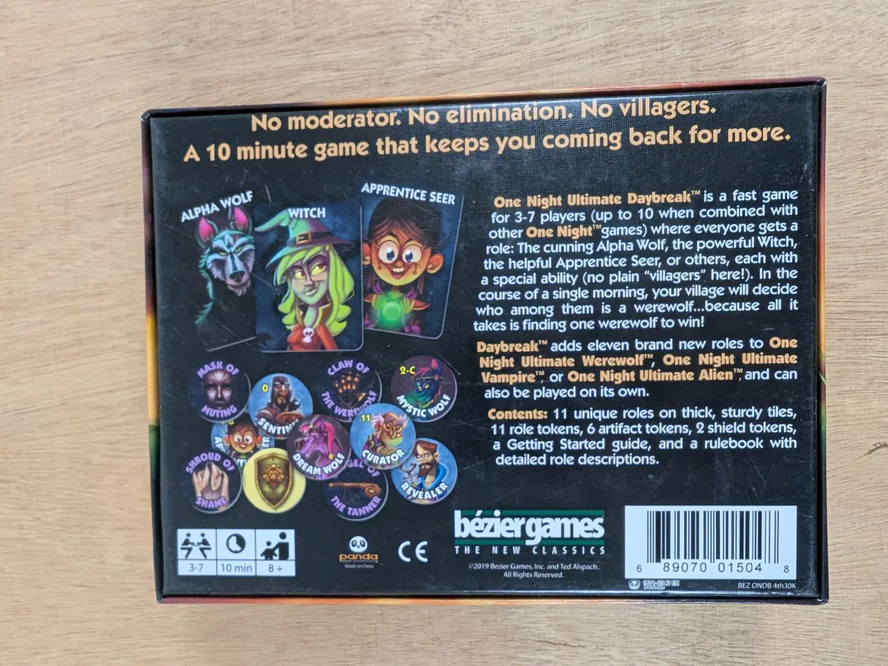 Billede 5 - One Night Ultimate Daybreak - Brætspil