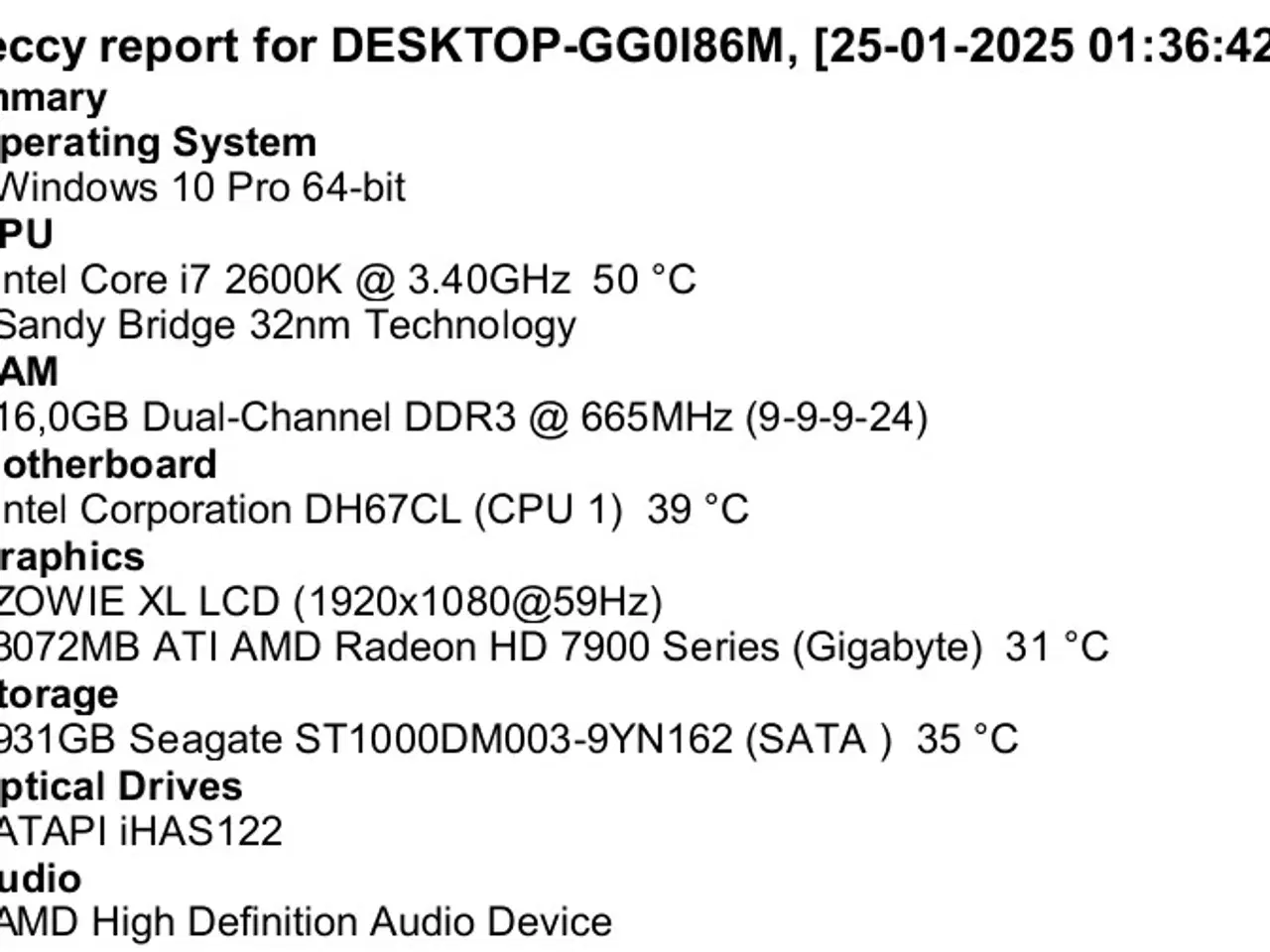 Billede 4 - Ældre Gamer Computer