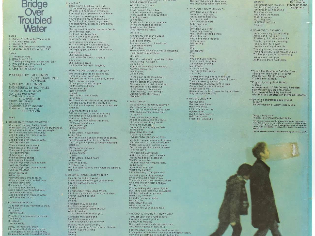 Billede 2 - Simon & Garfunkel - Bridge Over Troubled Water 