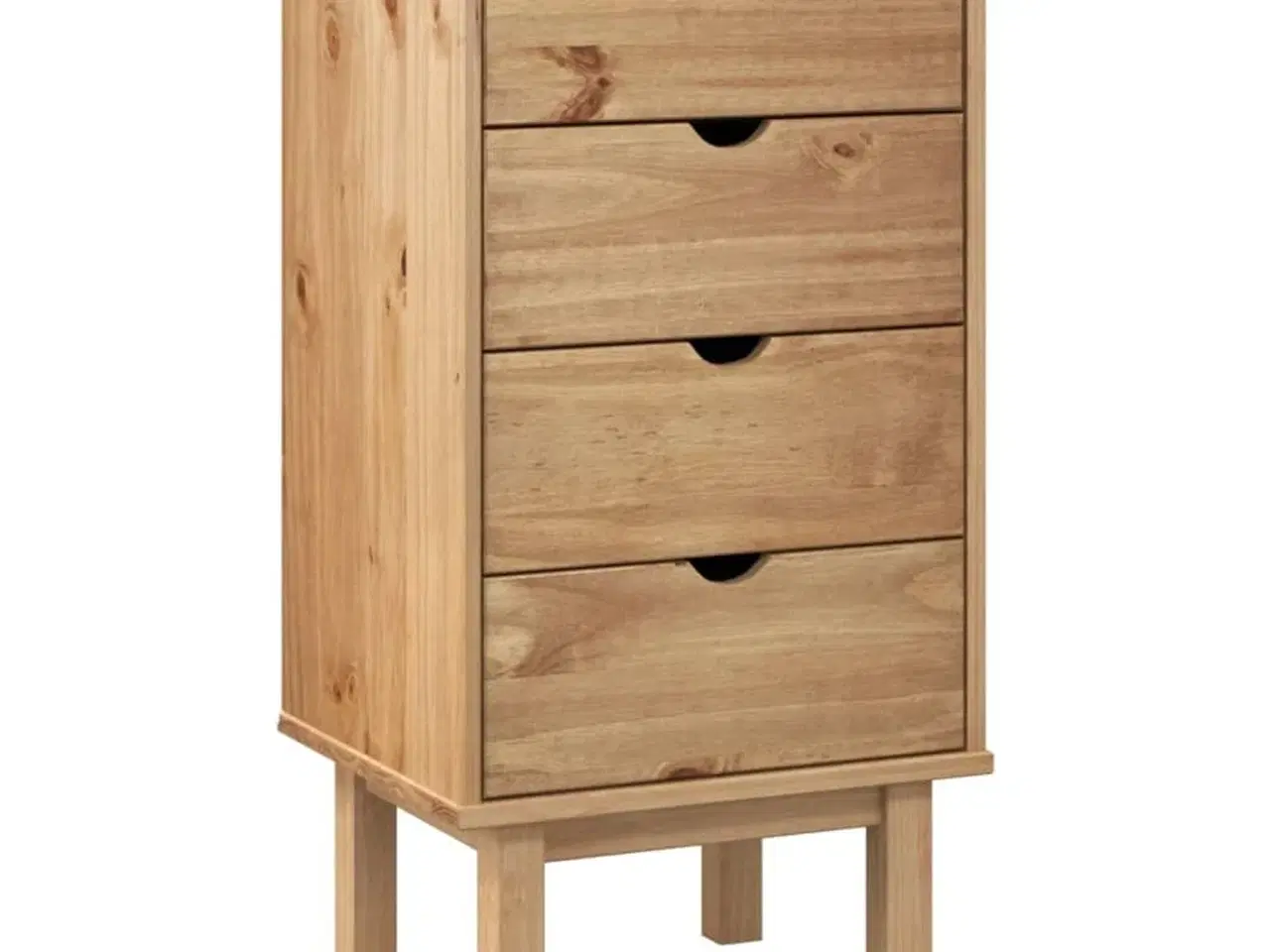 Billede 2 - Kommode OTTA 45x39x90 cm massivt fyrretræ