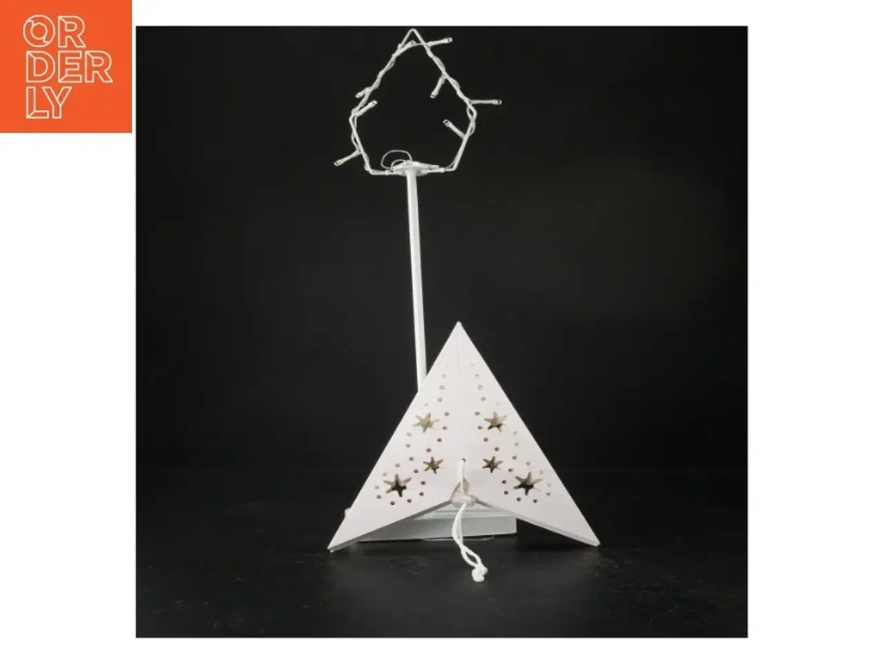 Billede 2 - Julestjerne bordlampe fra Jysk (str. Lampe 61 cm. stjerne, 47 cm)