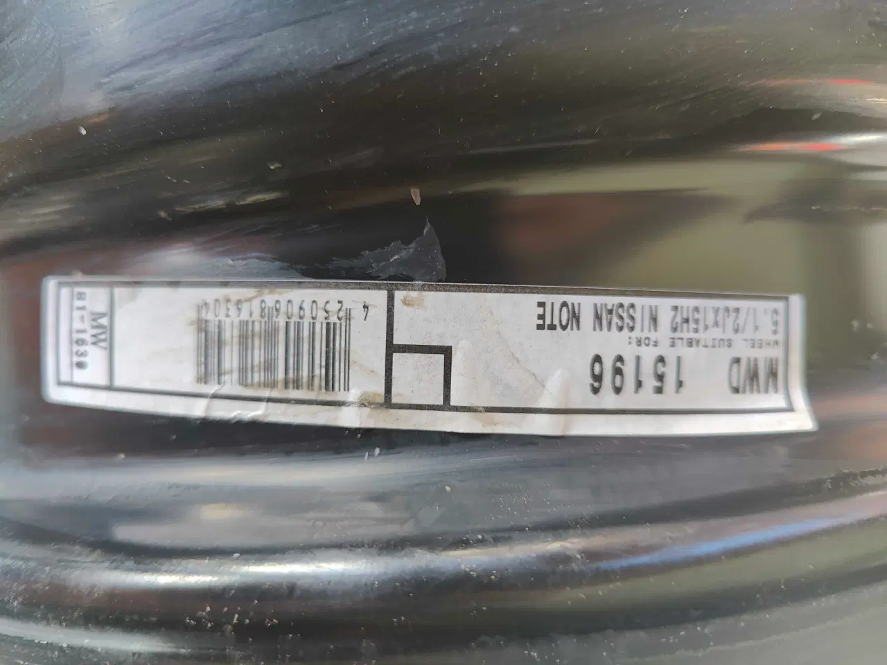 Billede 3 - Nissan Note stålfælge