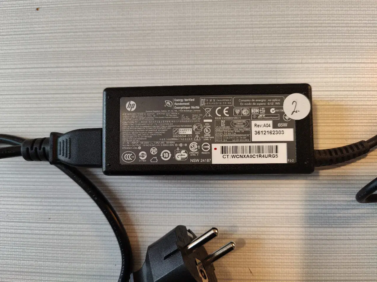 Billede 3 - Strømforsyning HP Bærbar