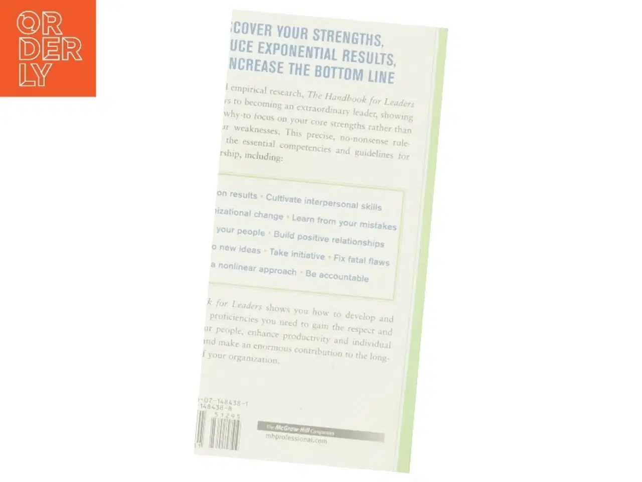 Billede 3 - The Handbook for Leaders : 24 Lessons for Extraordinary Leadership by John H., Folkman, Joseph Zenger af Zenger, John H. / Folkman, Joseph (Bog)