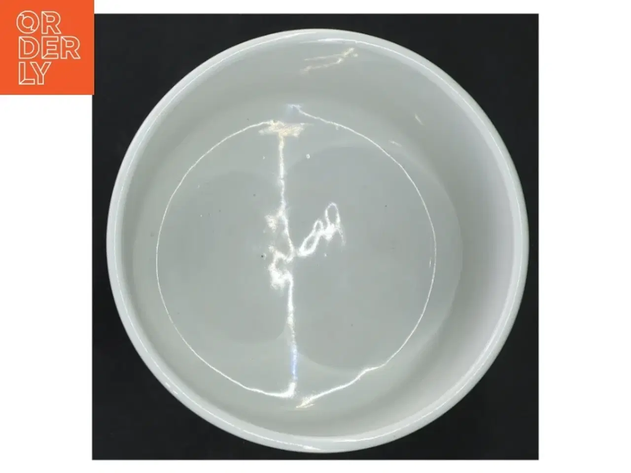 Billede 2 - Hvid keramisk potte fra Knabstrup (str. Ø 12 cm)