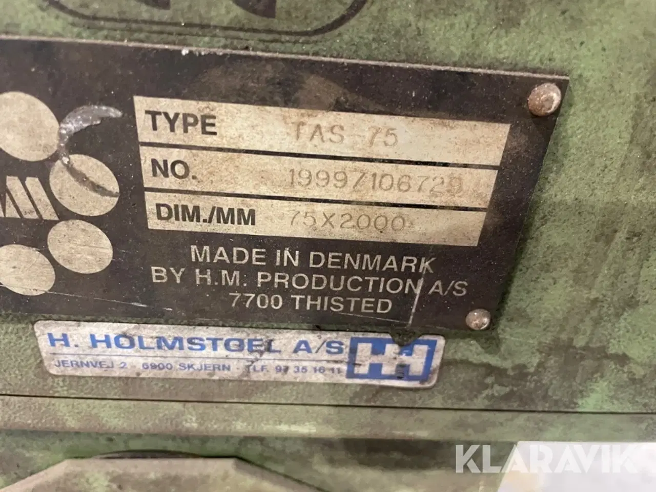 Billede 11 - Båndpudser og slibemaskine HM TAS-75