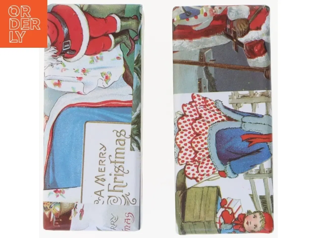 Billede 4 - Juledekoreret æske (str. 10 x 4 cm)