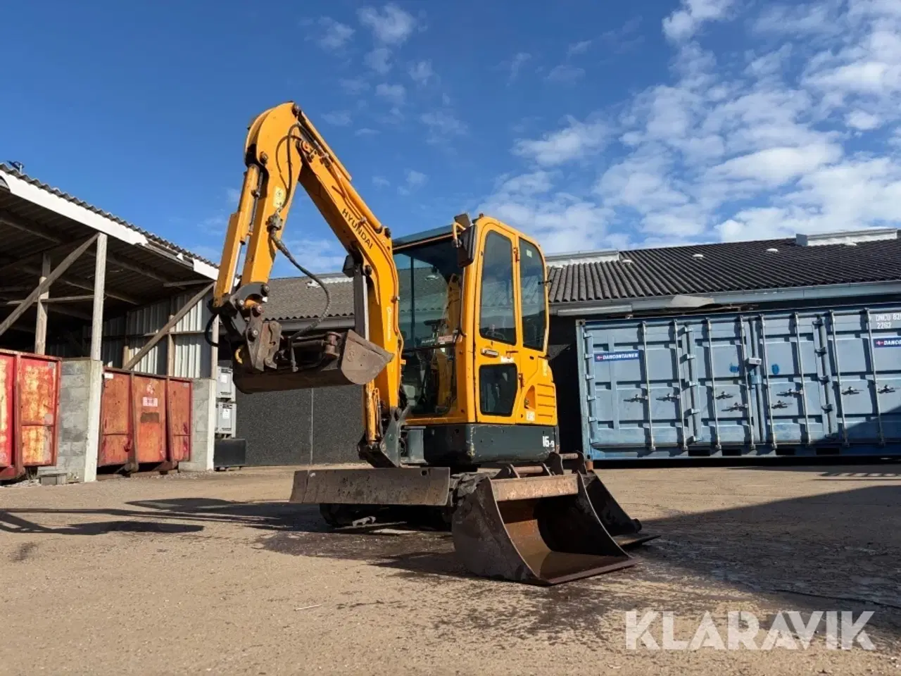Billede 1 - Gravemaskine Hyundai 16.9 med skovlpakke