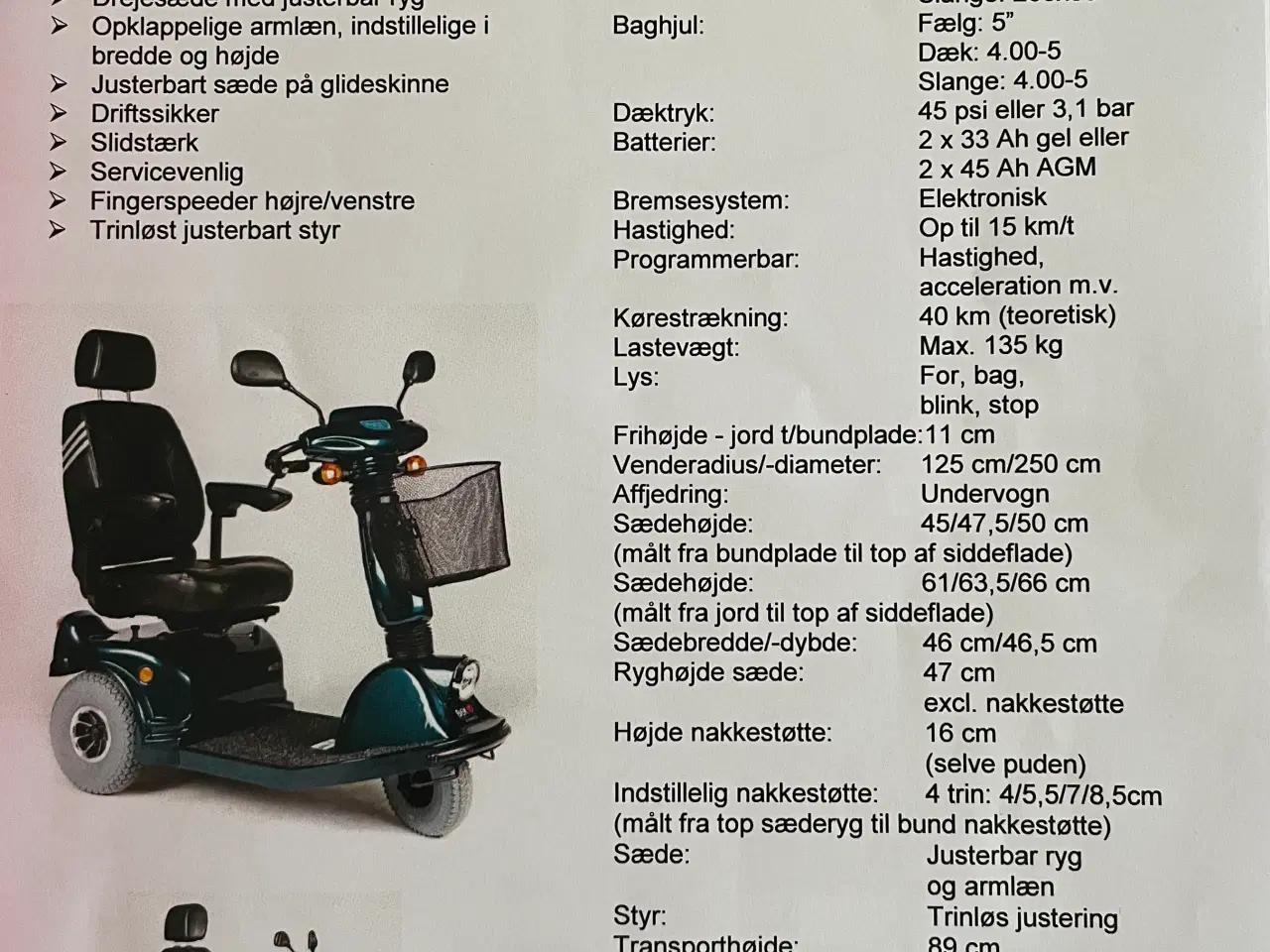 Billede 5 - El-scooter Karma 737