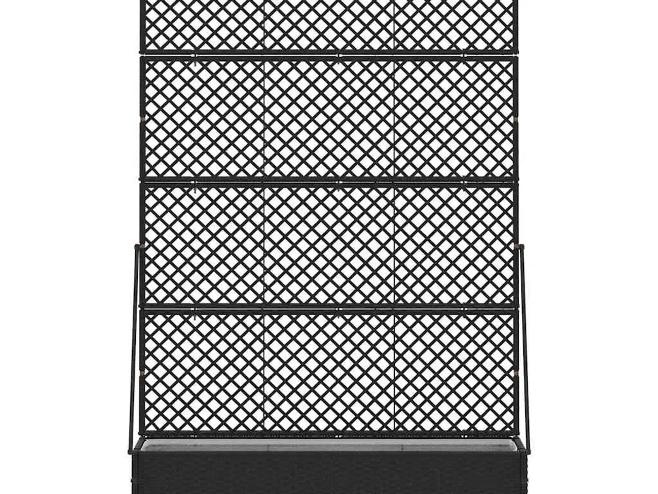 Billede 5 - Plantekasse Sort 105 x 30 x 170 cm Metal