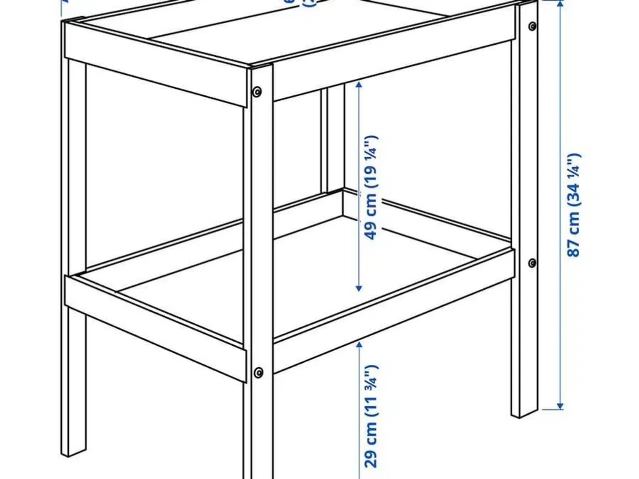 Billede 1 - Puslebord IKEA