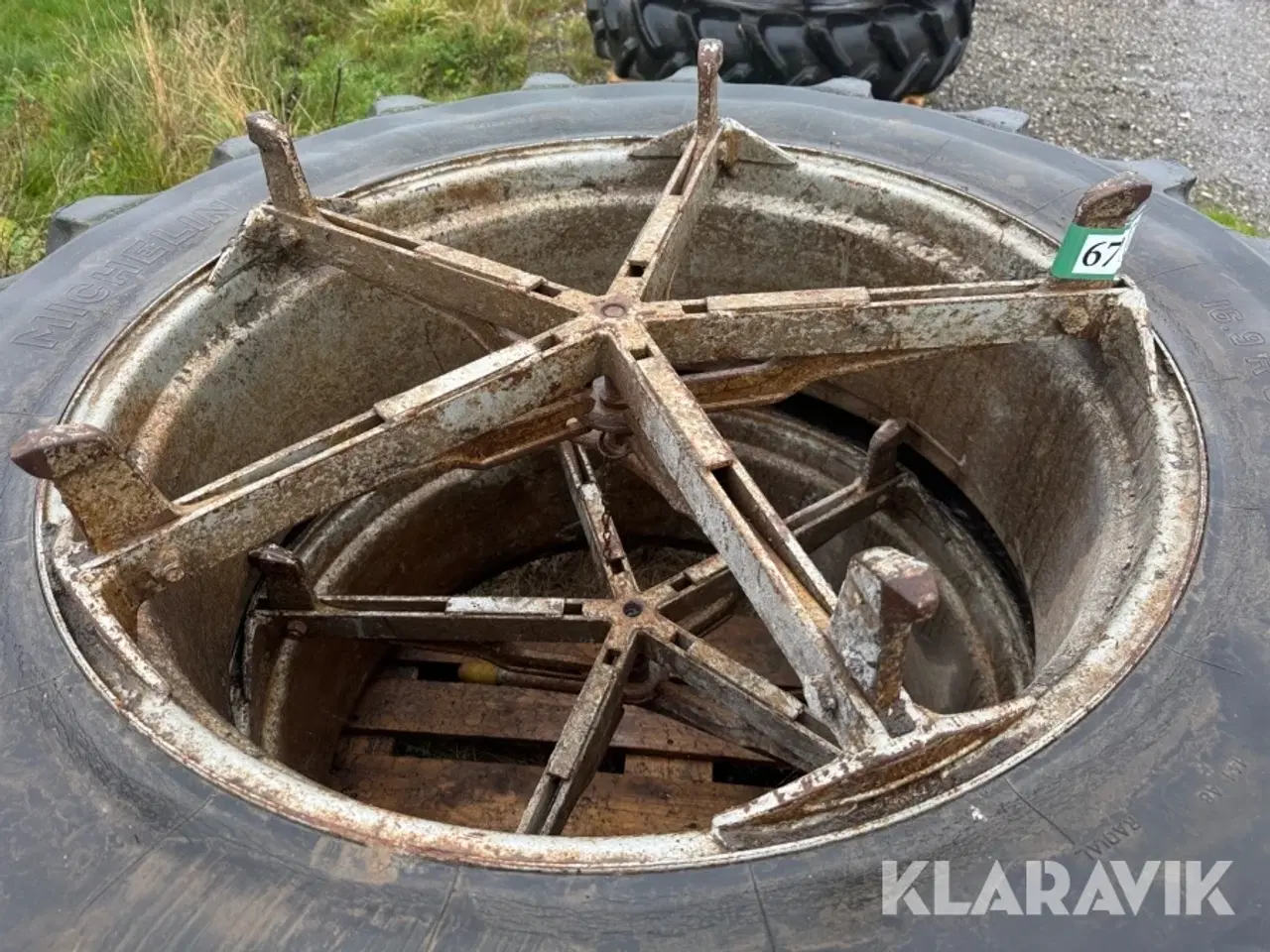 Billede 6 - Landbrugsdæk Michelin BIB X 2 styk