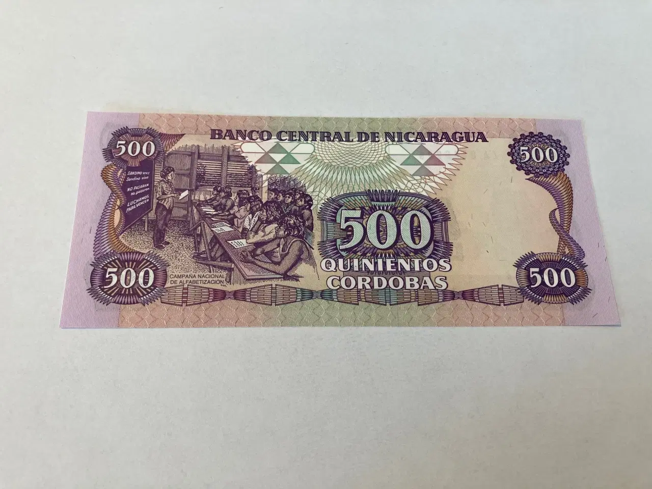 Billede 2 - 500 Cordobas Nicaragua 1985