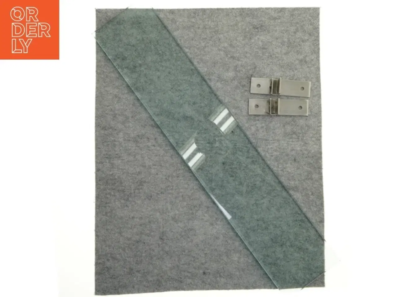 Billede 3 - Glashylde med beslag (str. 60 x 12 cm)