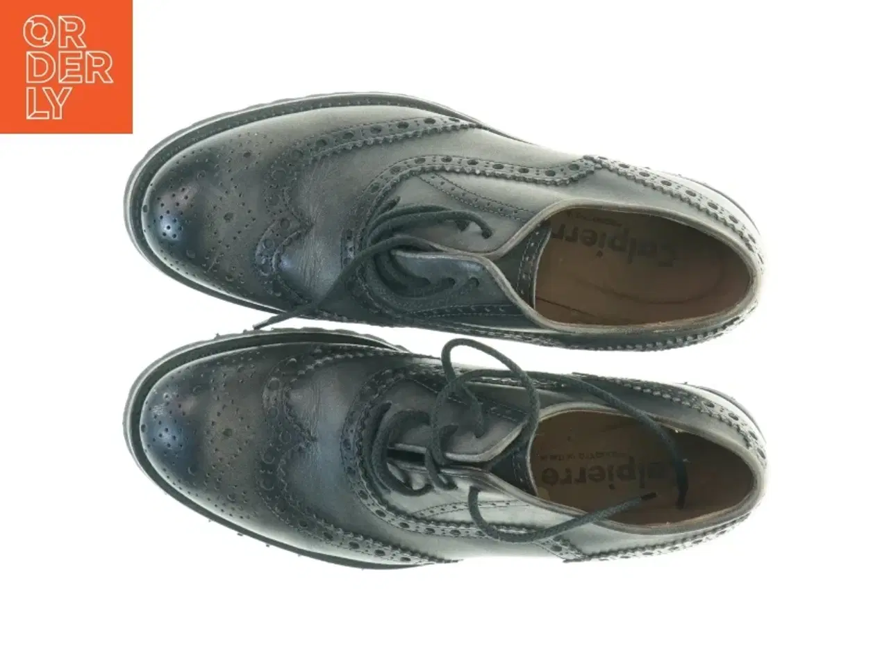 Billede 4 - Sorte brogue herresko fra Calpierre (str. 37 1/2 )
