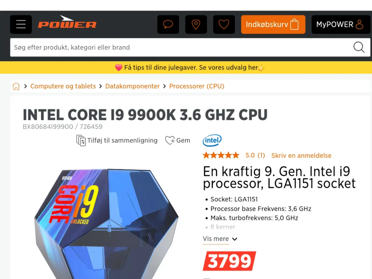 Billede 3 - i9 Gamer Pc + 24" Skærm