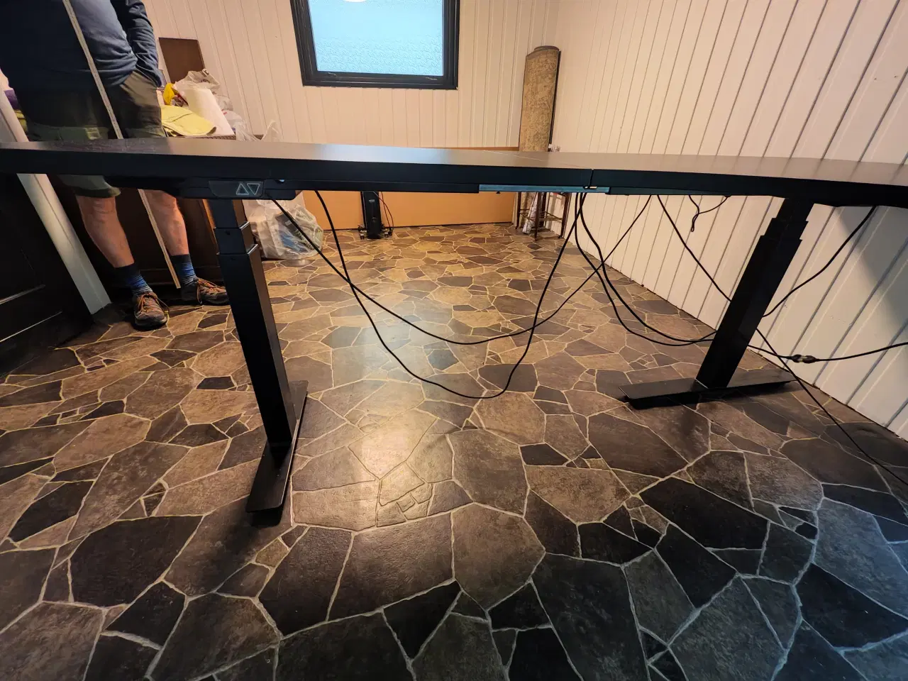 Billede 3 - Brugt hjørne hæve/sænkebord - 200x200 cm.