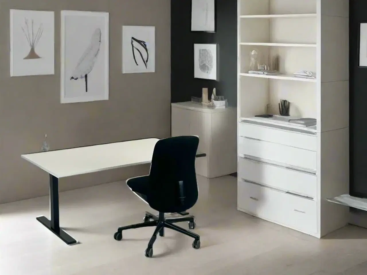 Billede 2 - Hæve-/sænkebord 140x80 - Linak