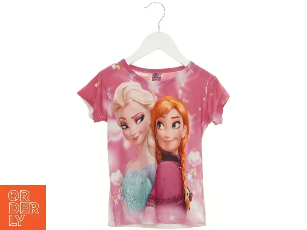 Billede 1 - T-Shirt med Anna og Elsa motiv (str. 104 cm)