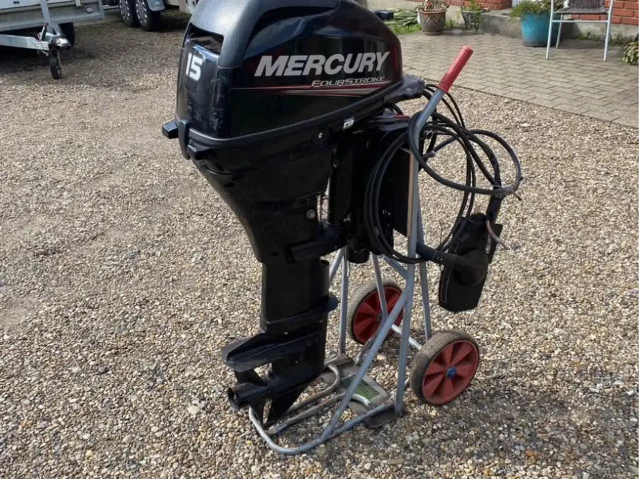 Billede 2 - Mercury 15 hk påhængsmotor med trim og elstart 