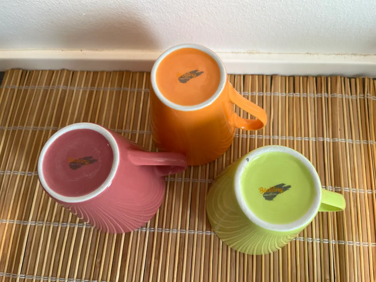 Billede 3 - 3 Böckling kaffekrus i flotte farver