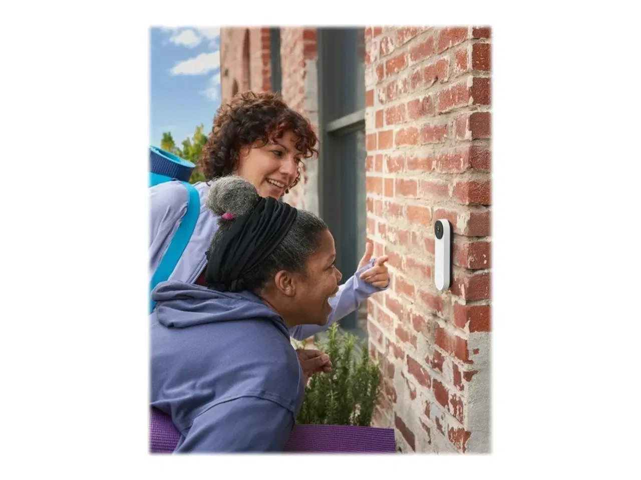 Billede 7 - Videodørklokke Google Nest – trådløs, sne (hvid)