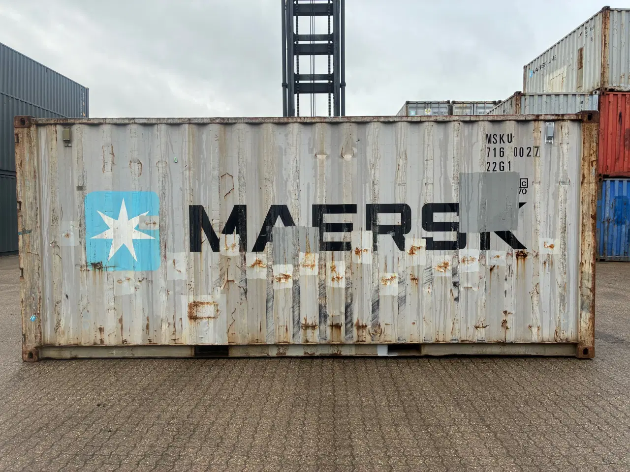 Billede 3 - 20 fods Container- ID: MSKU 716002-7