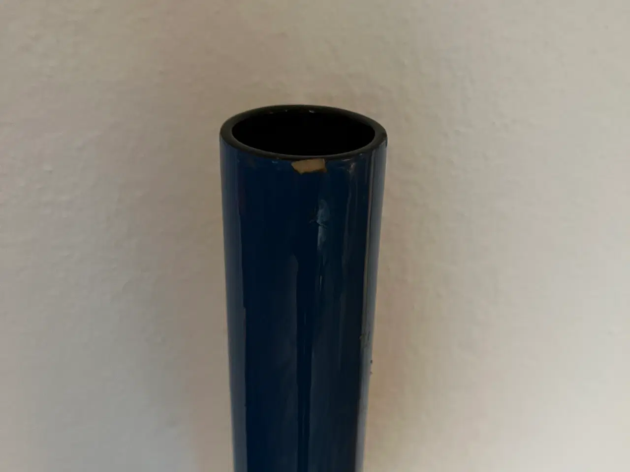 Billede 2 - Stor Gulvvase i blå