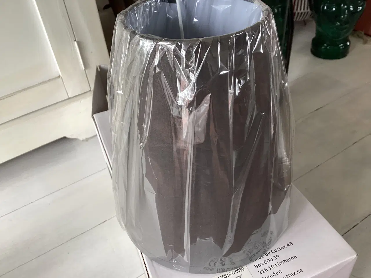 Billede 7 - Ny bordlampe træ og beton cottex