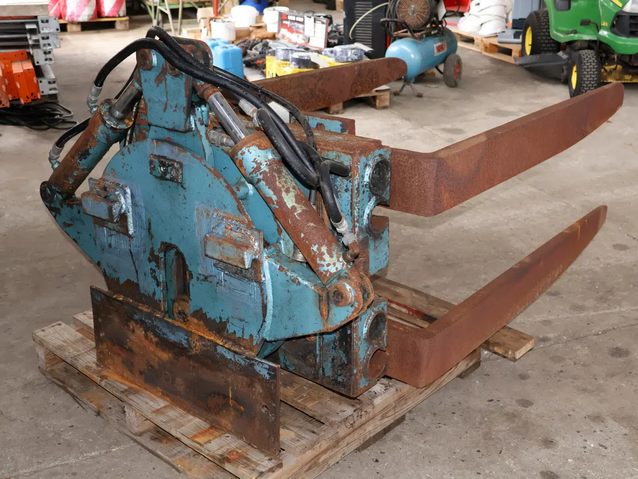 Billede 5 - Kassevender/pallegafler med rotator