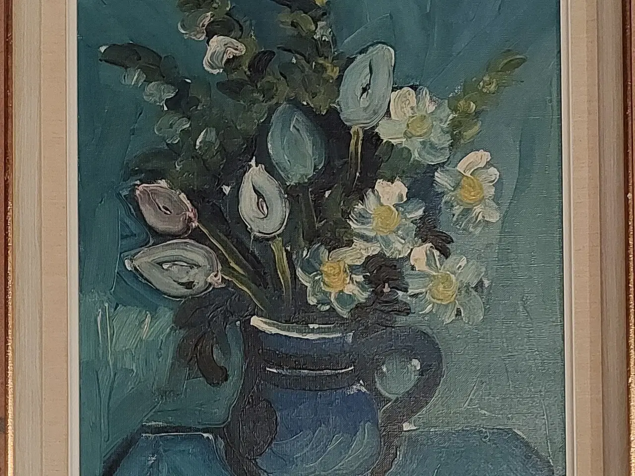 Billede 2 - EYVIND OLESEN - ( 1907 - 1995 )-oliemaleri