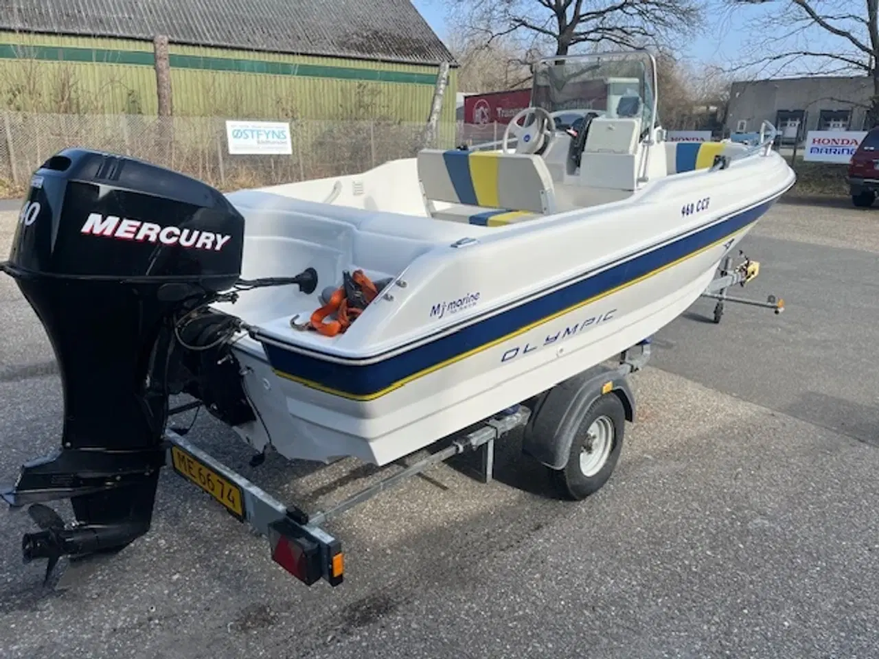 Billede 5 - Olympic 460 CCF m/40hk Mercury og bådtrailer