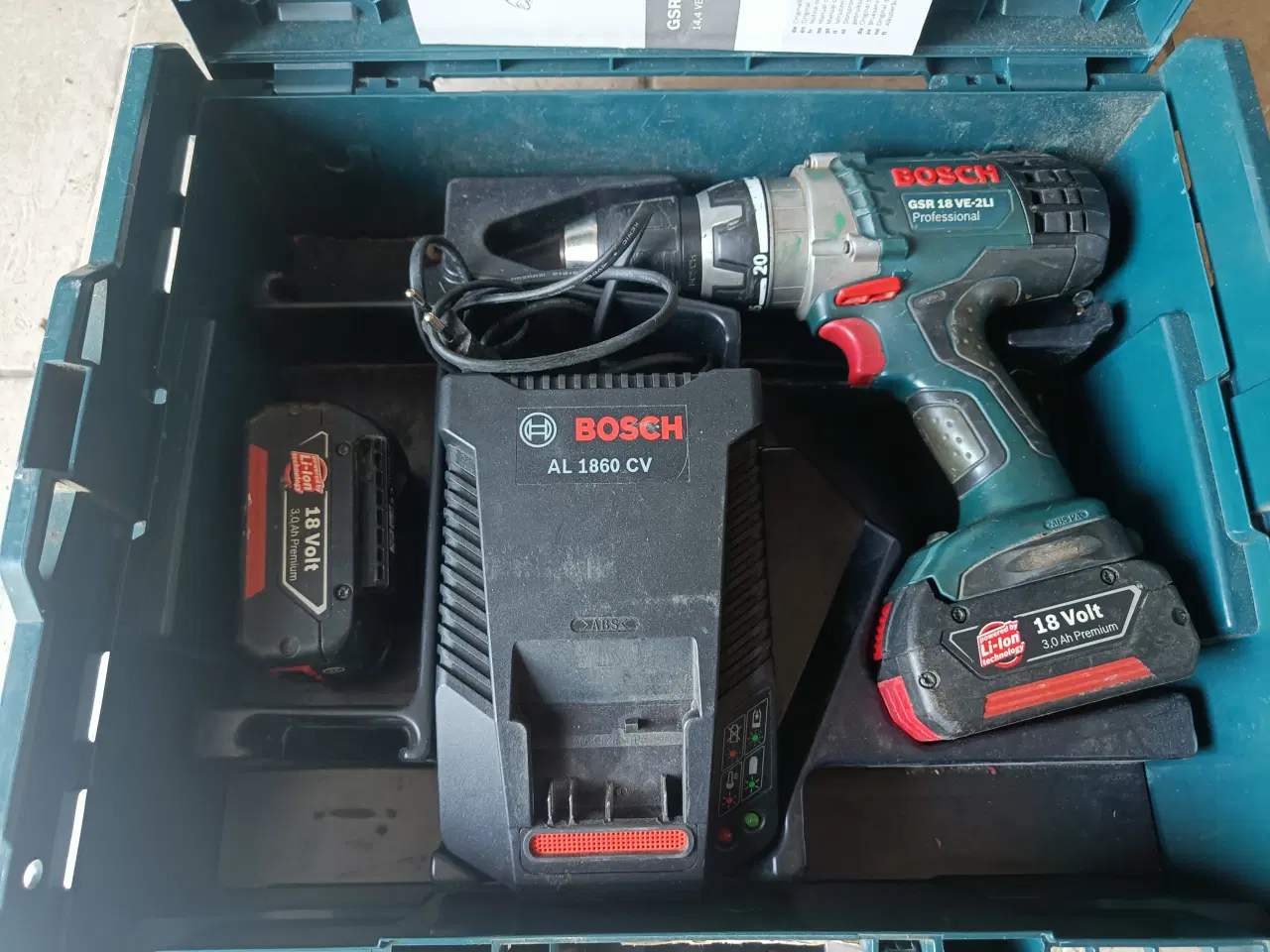 Billede 2 - Bosch GSR 18 VE-2-LI Professional boremaskine