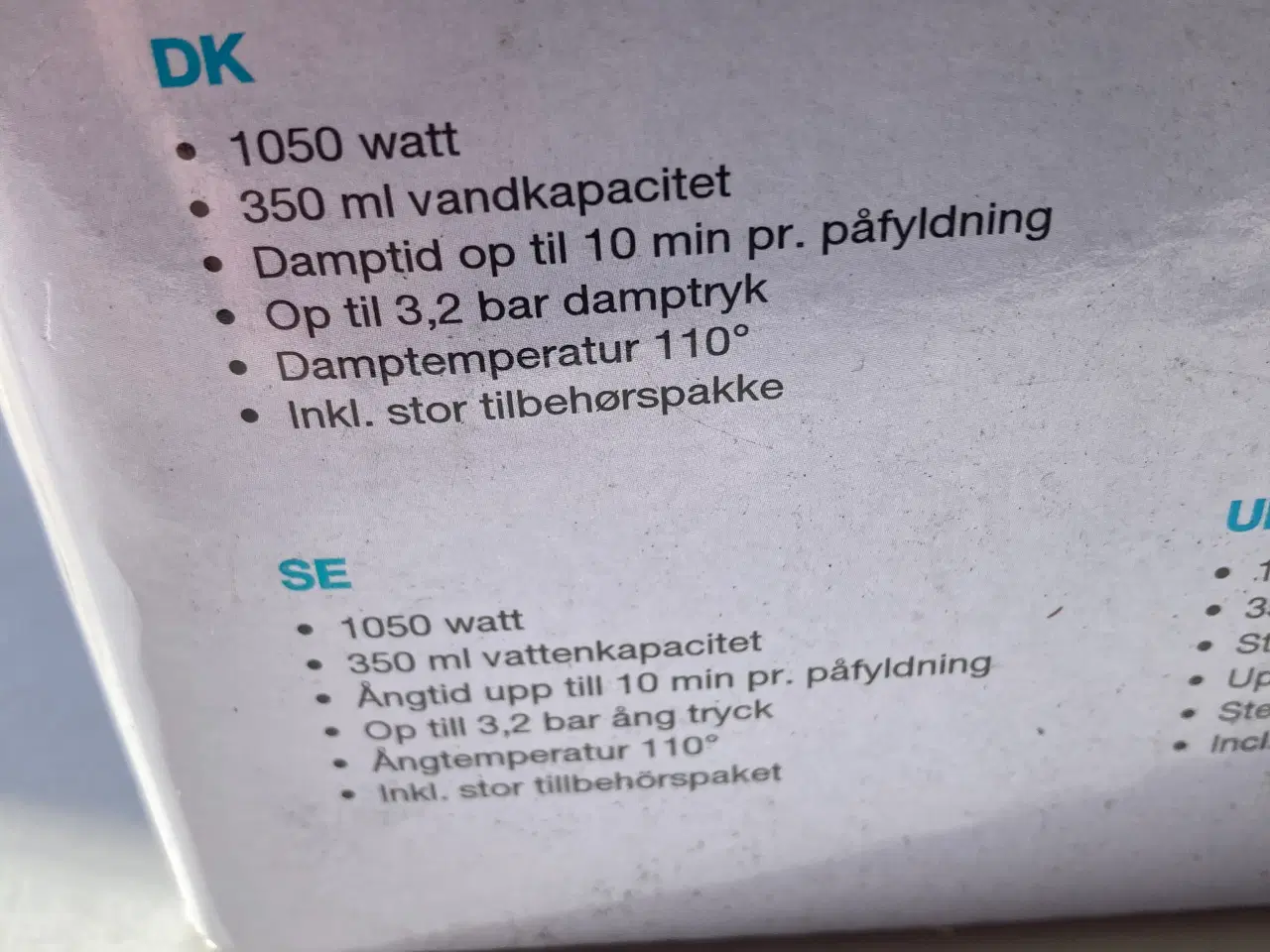 Billede 4 - Steam Cleaner, håndholdt