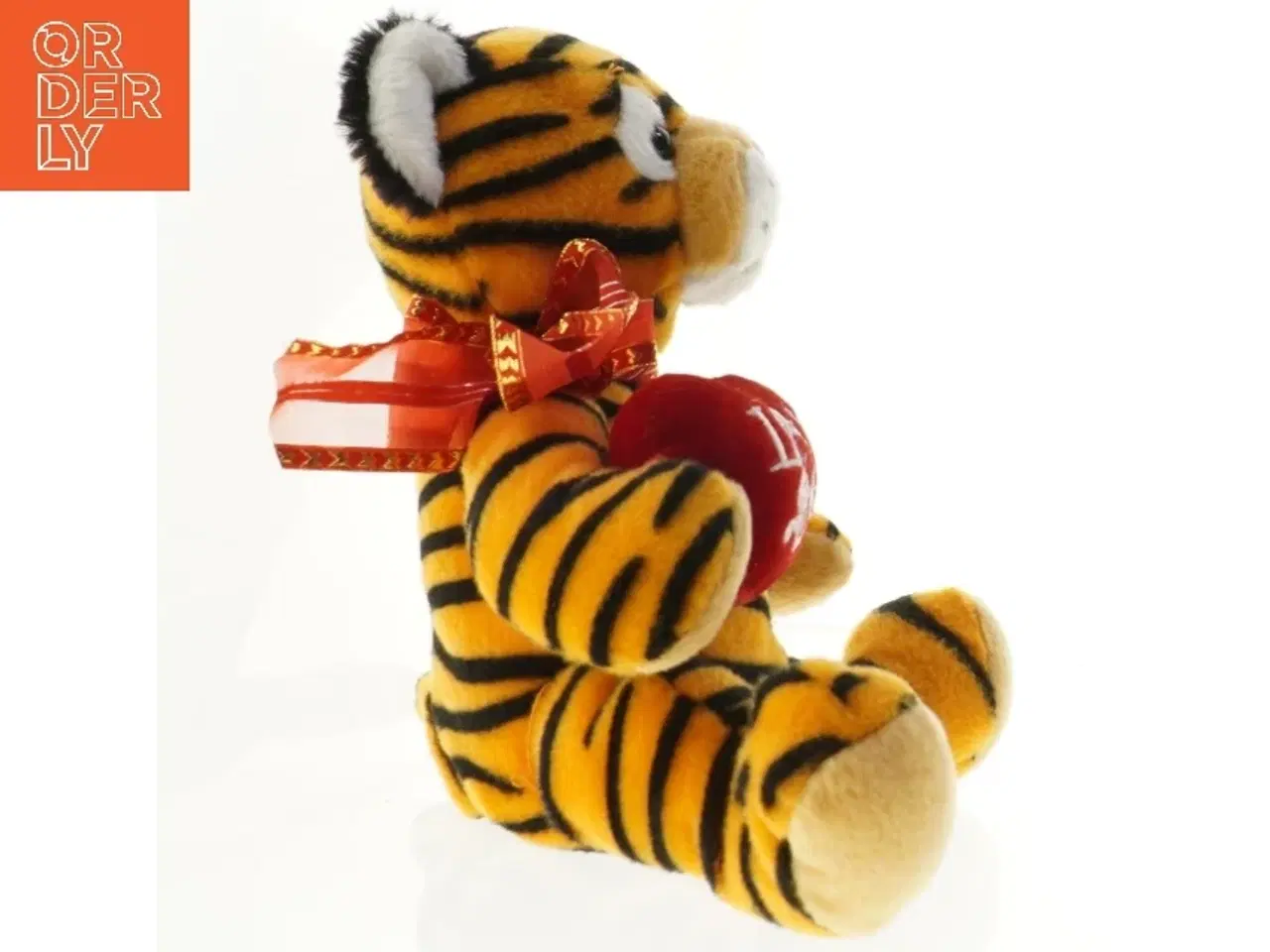 Billede 2 - Tigerbamse med hjerte (str. 30x25 cm)