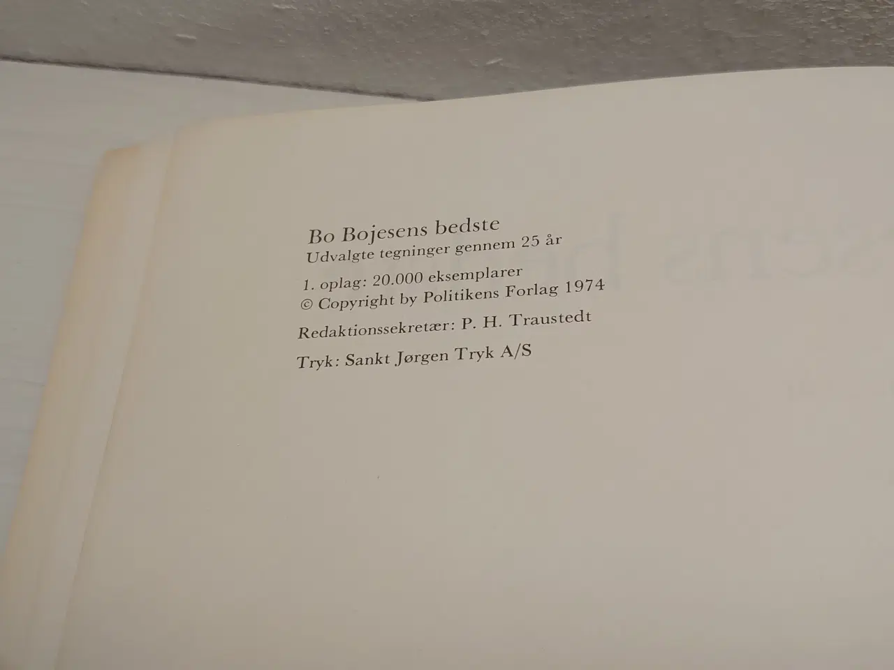 Billede 4 - Bo Bojesen: Bo Bojesens bedste. 1. oplag 1974.