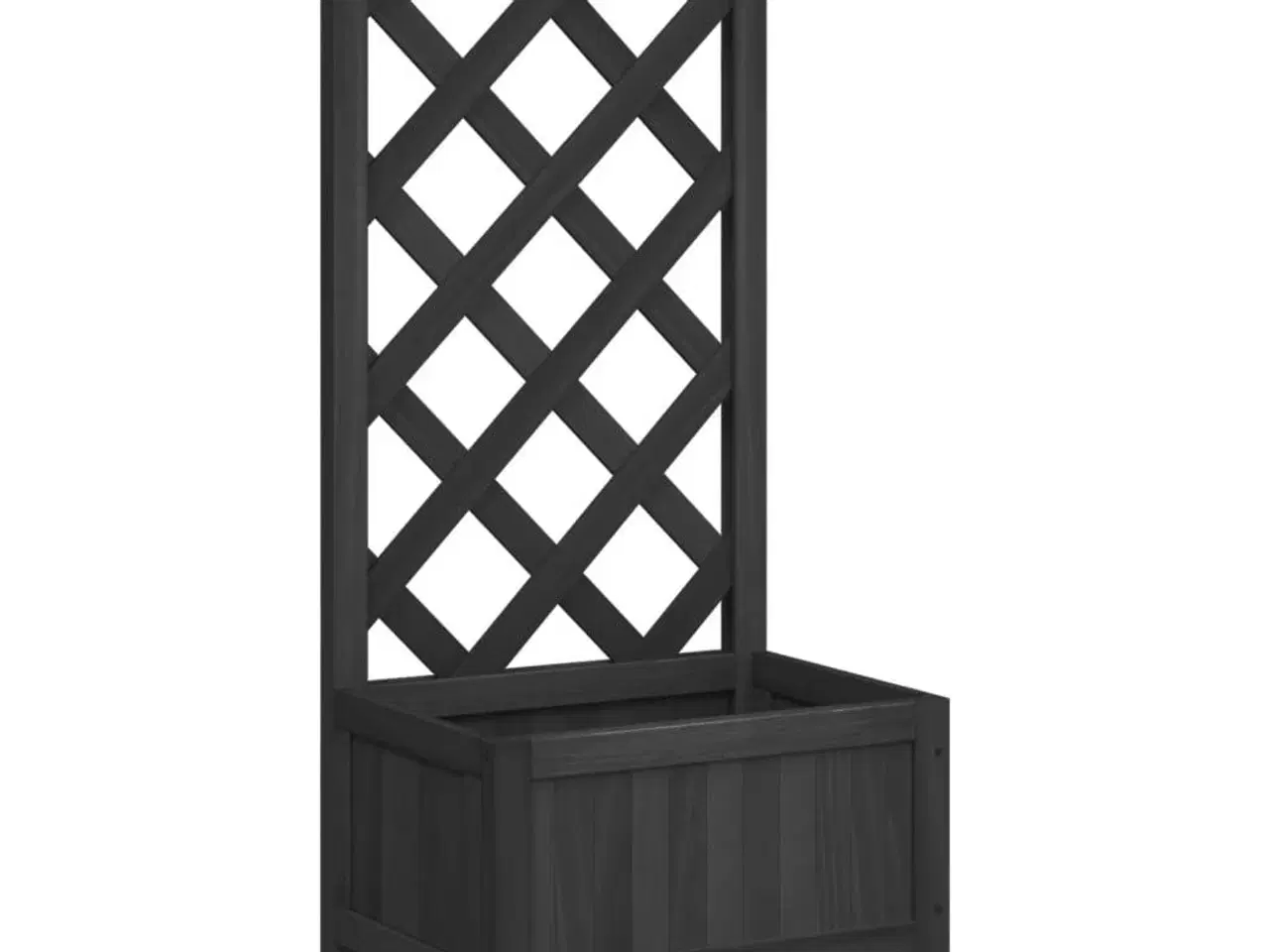 Billede 2 - Plantekasse med espalier massivt grantræ sort